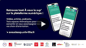 Retrouve tout À vous le sup' sur la plateforme numérique ! Vidéo, articles, podcasts...